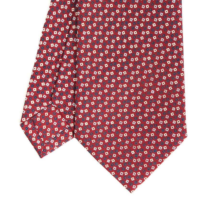 CRAVATTA SARTORIALE CLASSICA IN SETA BORDEAUX