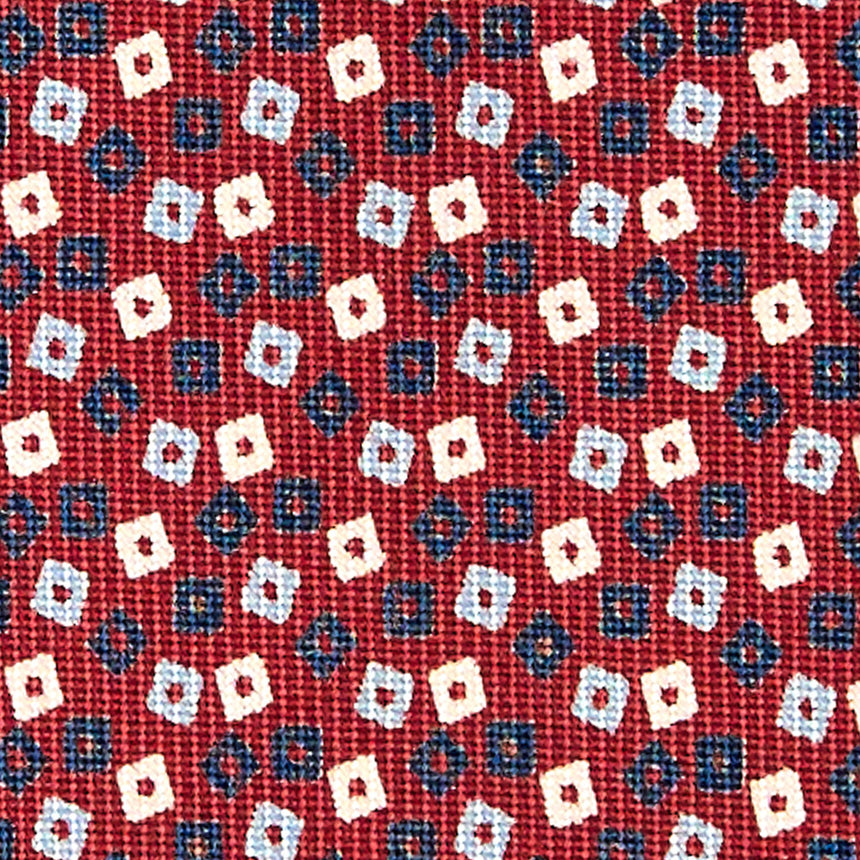 CRAVATTA SARTORIALE CLASSICA IN SETA BORDEAUX