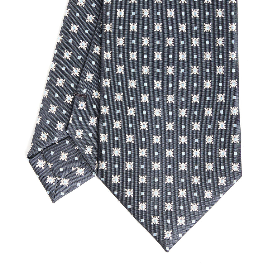 DARK GREY CLASSIC SILK TIE