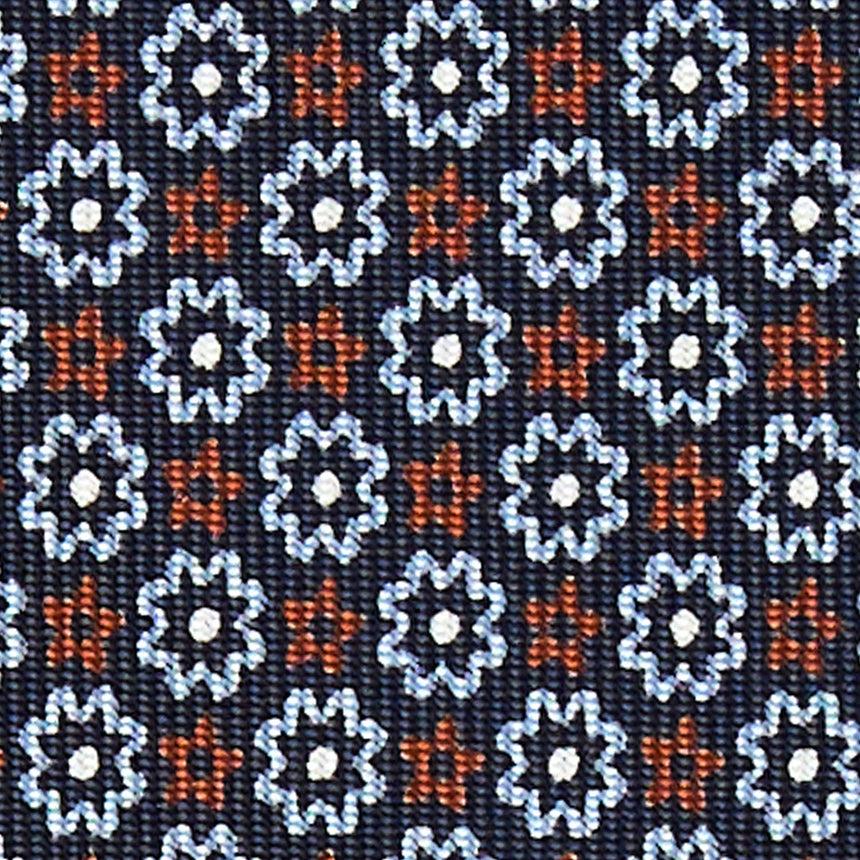 CRAVATTA SARTORIALE CLASSICA IN SETA BLU