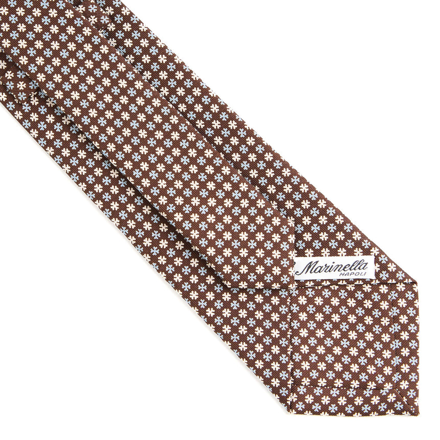DARK BROWN CLASSIC SILK TIE