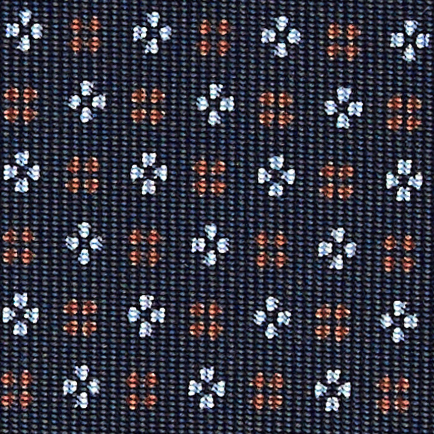 CRAVATTA SARTORIALE CLASSICA IN SETA BLU SCURO