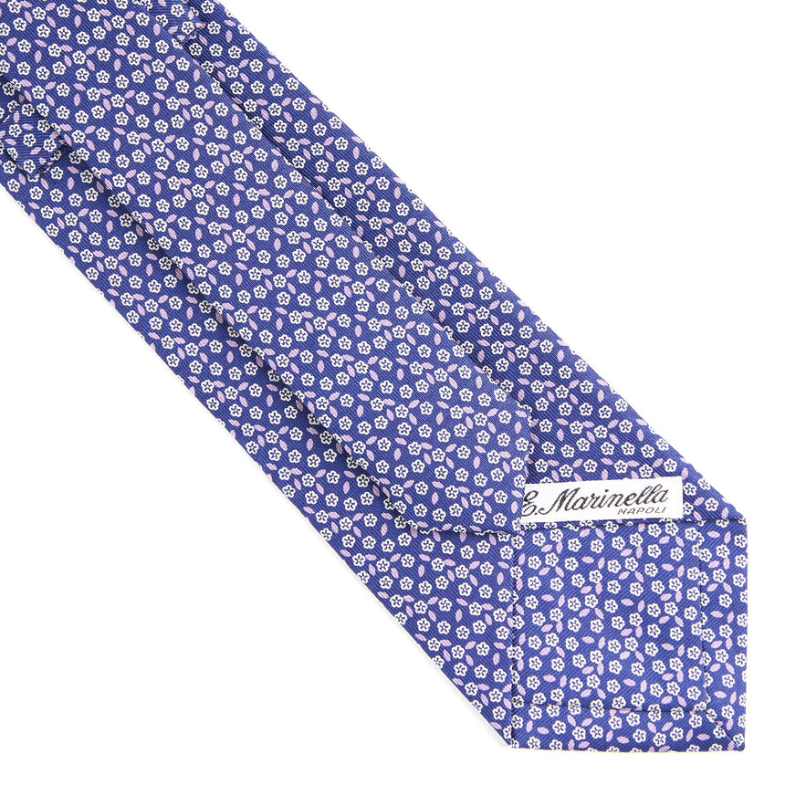 CRAVATTA SARTORIALE CLASSICA IN SETA BLU