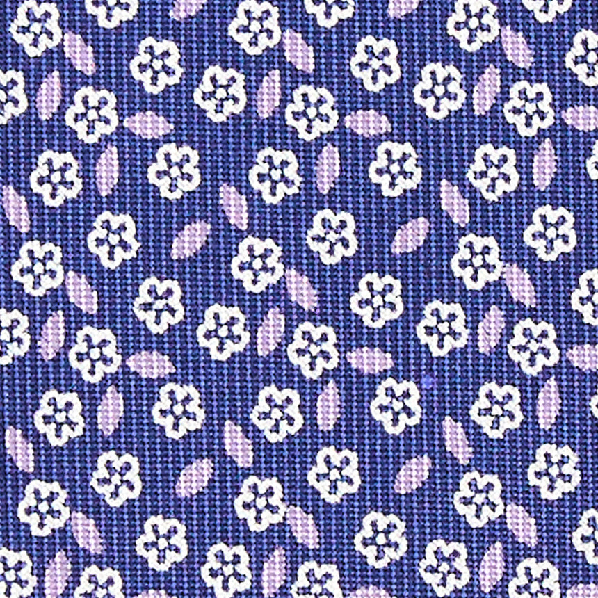 CRAVATTA SARTORIALE CLASSICA IN SETA BLU