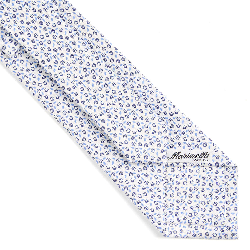 WHITE CLASSIC SILK TIE