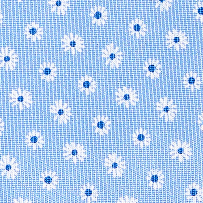 CRAVATTA SARTORIALE CLASSICA IN SETA AZZURRA