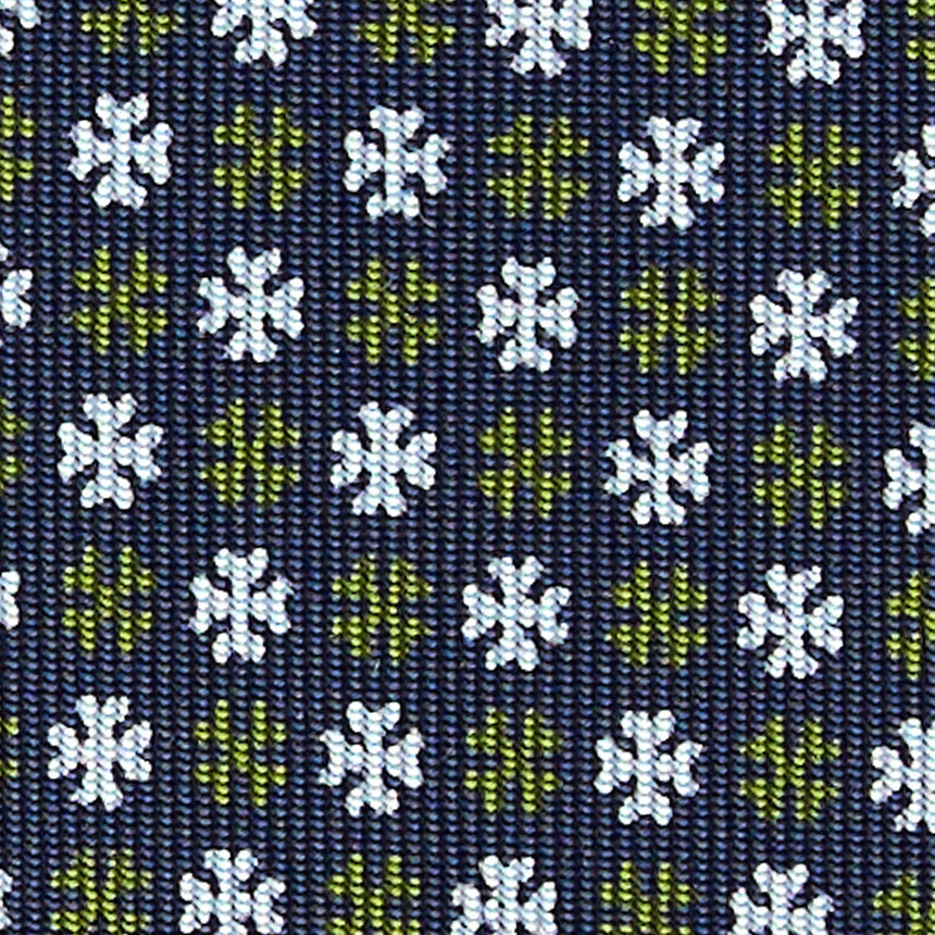 CRAVATTA SARTORIALE CLASSICA IN SETA BLU SCURO