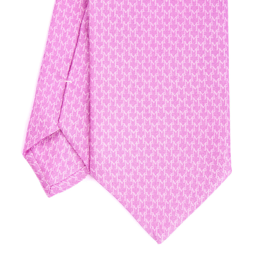 PINK SARTORIAL CLASSIC SILK TIE