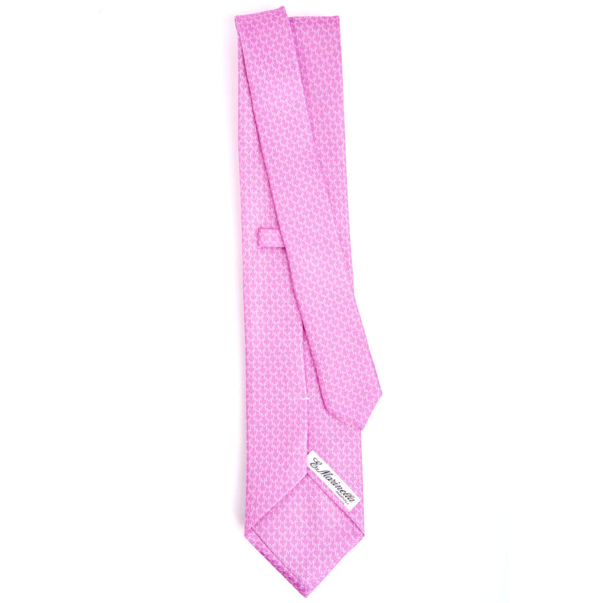 PINK SARTORIAL CLASSIC SILK TIE