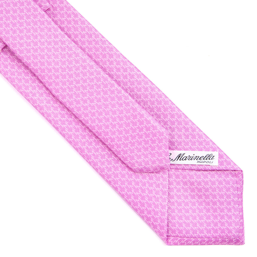 PINK SARTORIAL CLASSIC SILK TIE