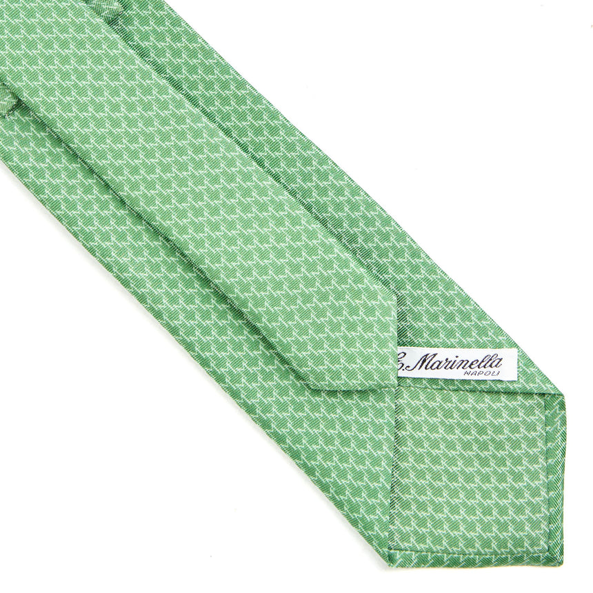 GREEN SARTORIAL CLASSIC SILK TIE
