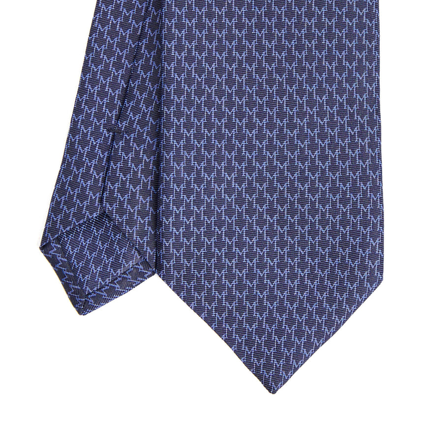 CRAVATTA CLASSICA IN SETA BLU SCURO