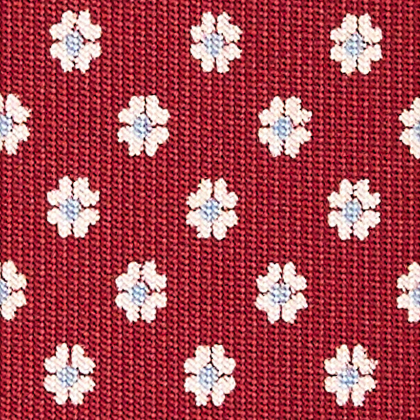 CRAVATTA SARTORIALE CLASSICA IN SETA BORDEAUX