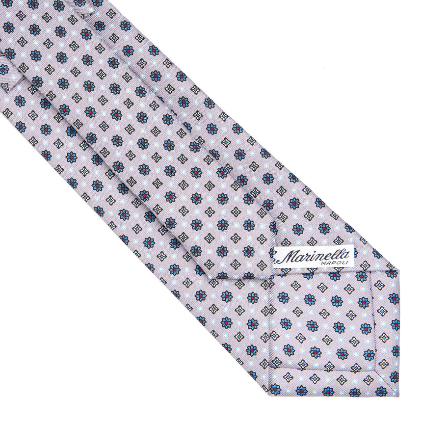 CRAVATTA SARTORIALE CLASSICA IN SETA GRIGIO CHIARO