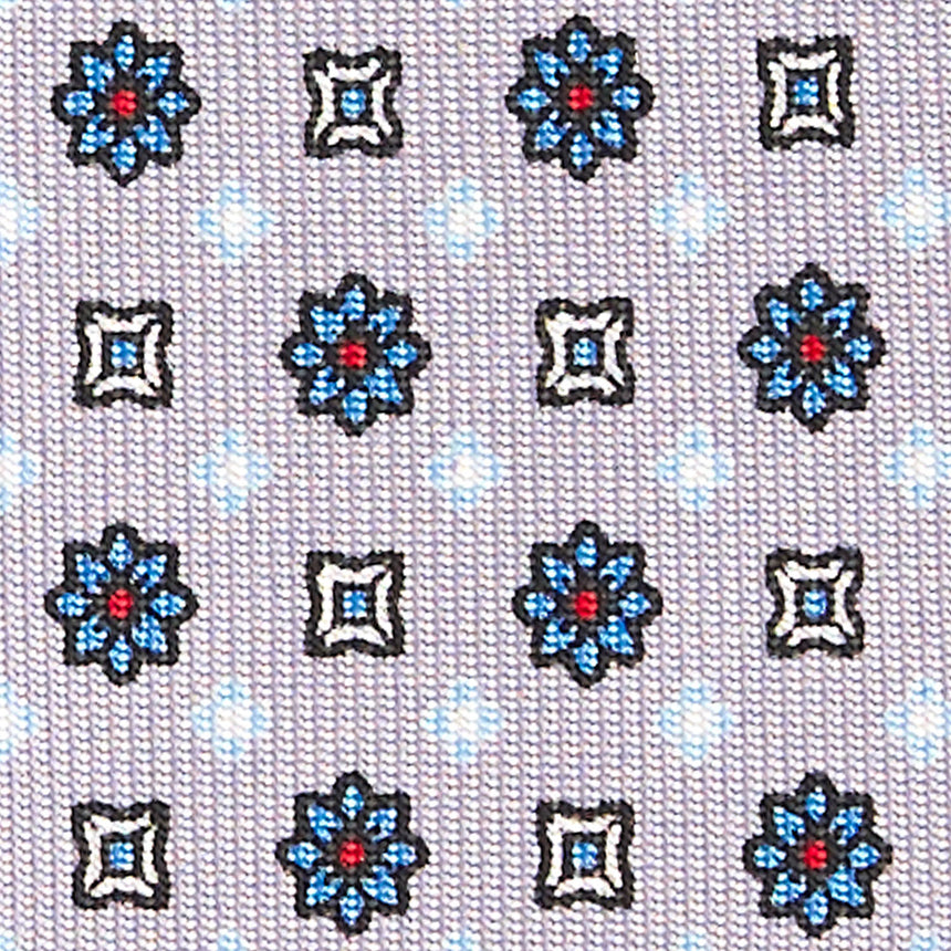 CRAVATTA SARTORIALE CLASSICA IN SETA GRIGIO CHIARO