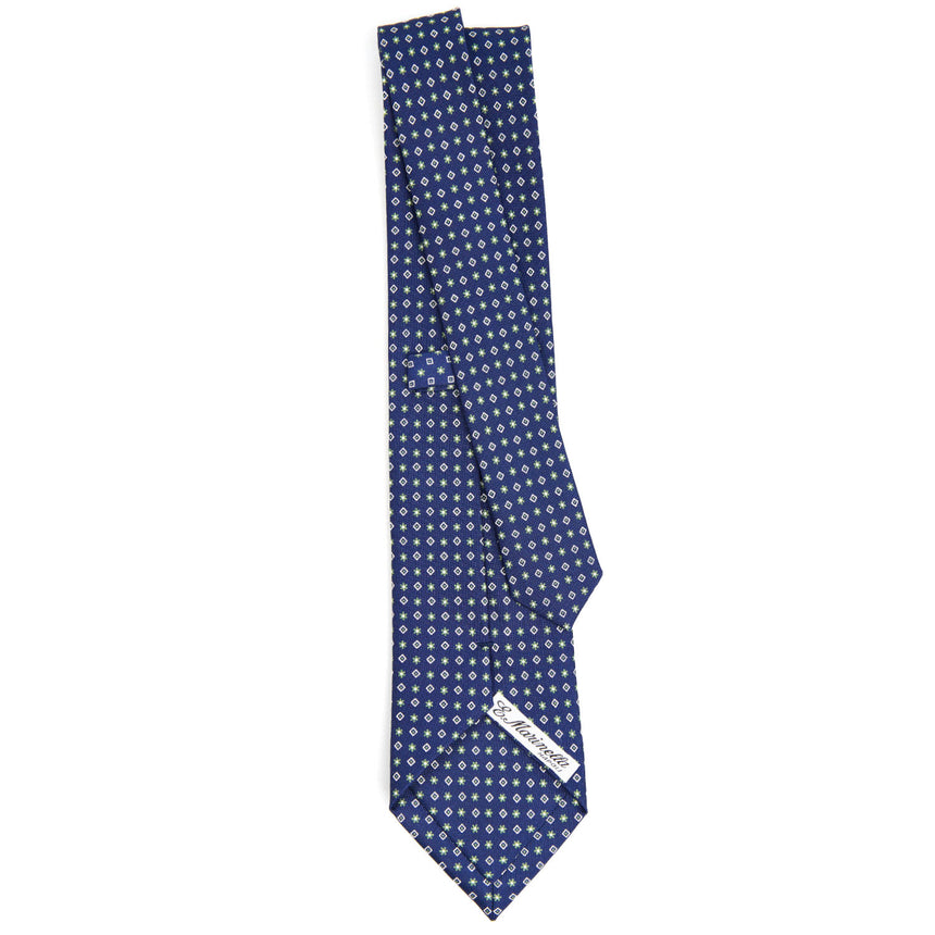 CRAVATTA SARTORIALE CLASSICA IN SETA BLU