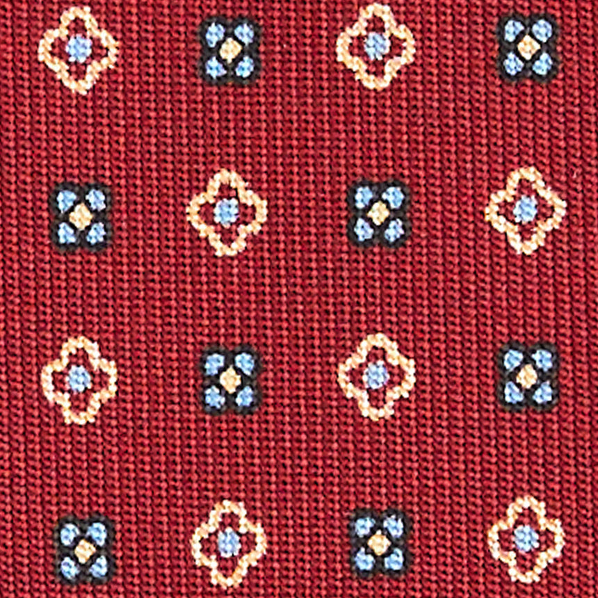 CRAVATTA SARTORIALE CLASSICA IN SETA BORDEAUX