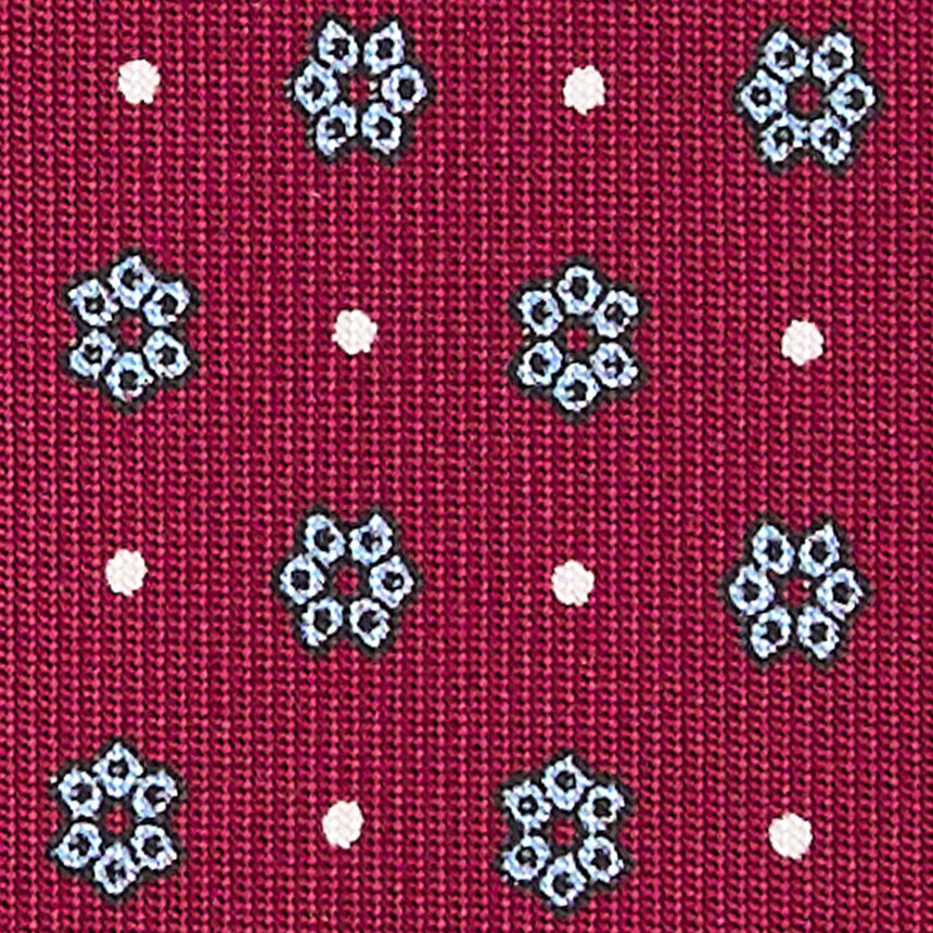BURGUNDY CLASSIC SILK TIE