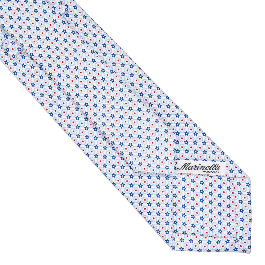 CRAVATTA SARTORIALE CLASSICA IN SETA BIANCA