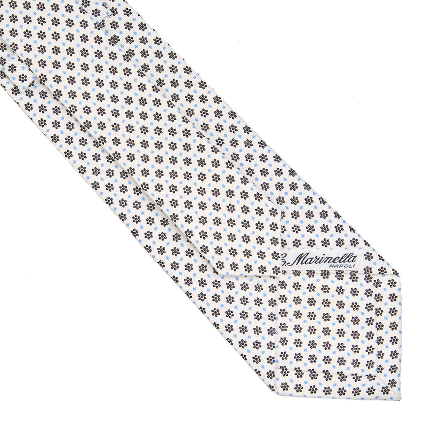 CRAVATTA SARTORIALE CLASSICA IN SETA BIANCA