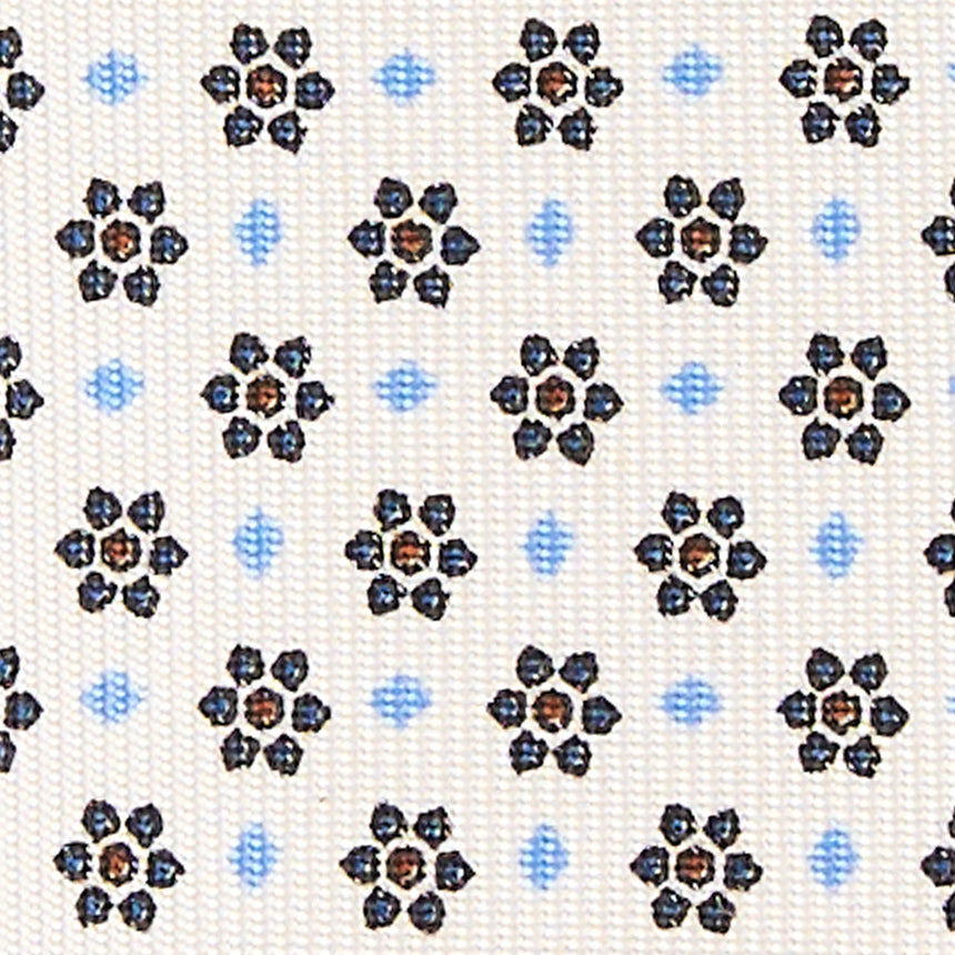 CRAVATTA SARTORIALE CLASSICA IN SETA BIANCA