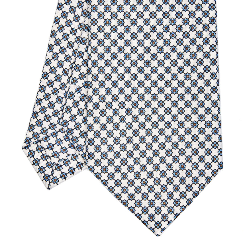 WHITE CLASSIC SILK TIE