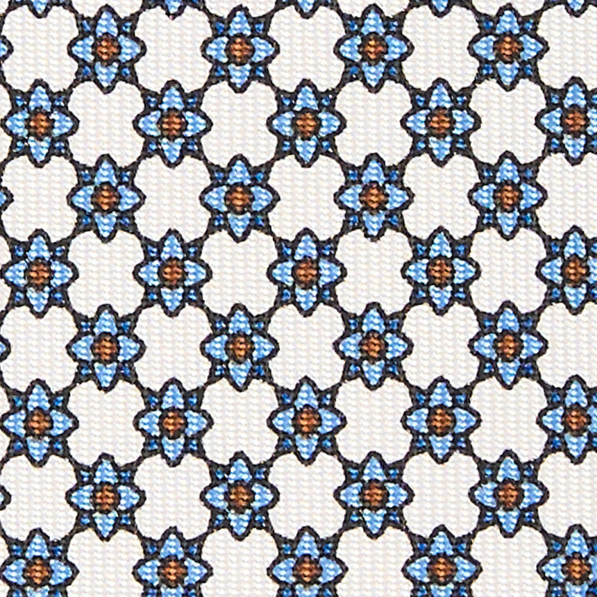 WHITE CLASSIC SILK TIE