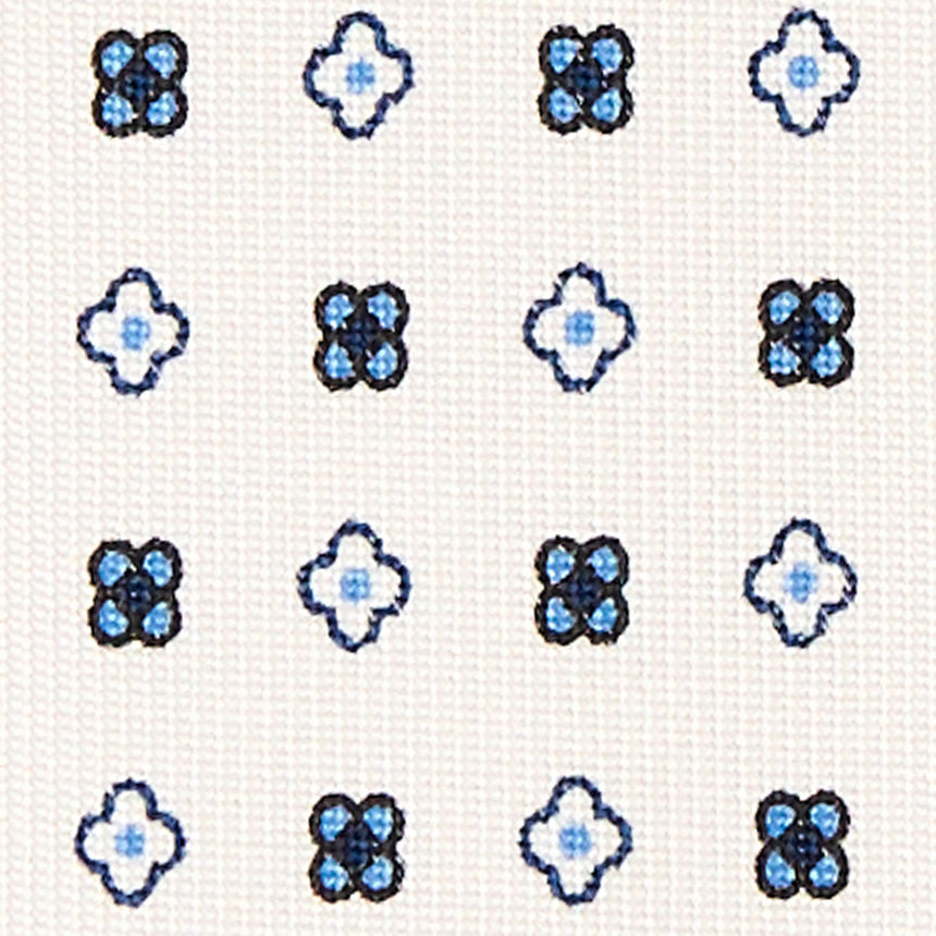 CRAVATTA SARTORIALE CLASSICA IN SETA BIANCA