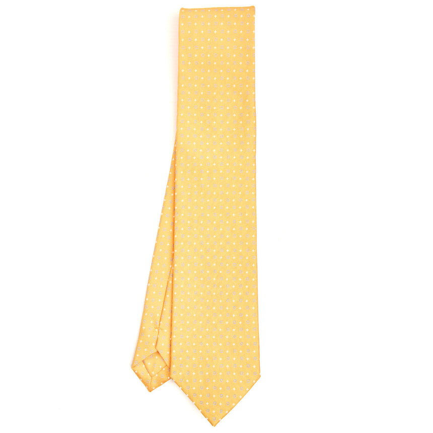 YELLOW SARTORIAL CLASSIC SILK TIE