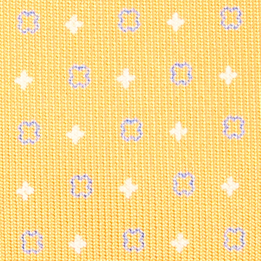 YELLOW SARTORIAL CLASSIC SILK TIE