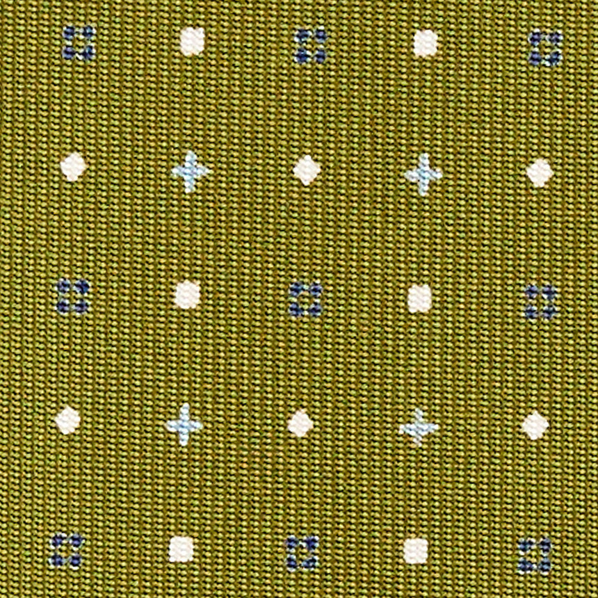 CRAVATTA SARTORIALE CLASSICA IN SETA VERDE OLIVA