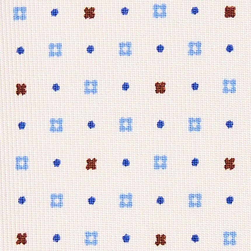 CRAVATTA SARTORIALE CLASSICA IN SETA BIANCA