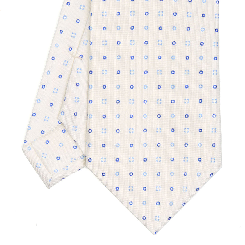 WHITE SARTORIAL CLASSIC SILK TIE