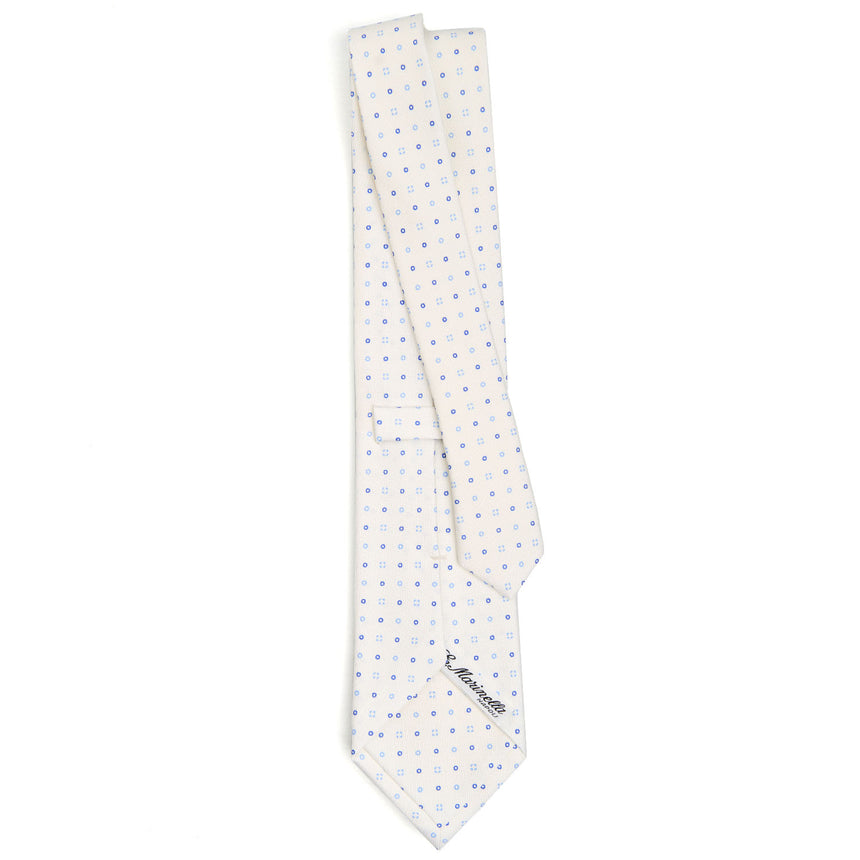 WHITE SARTORIAL CLASSIC SILK TIE
