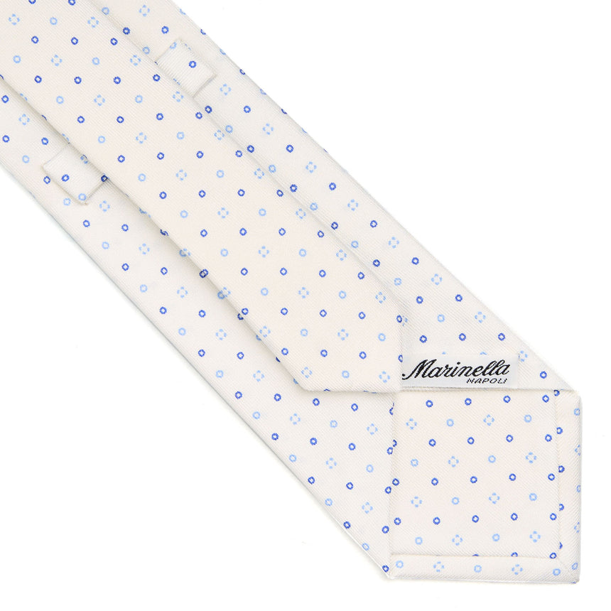 WHITE SARTORIAL CLASSIC SILK TIE