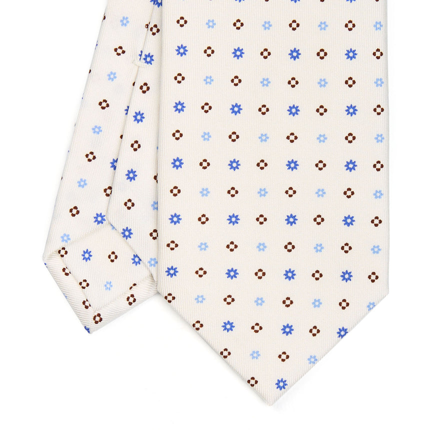 WHITE SARTORIAL CLASSIC SILK TIE