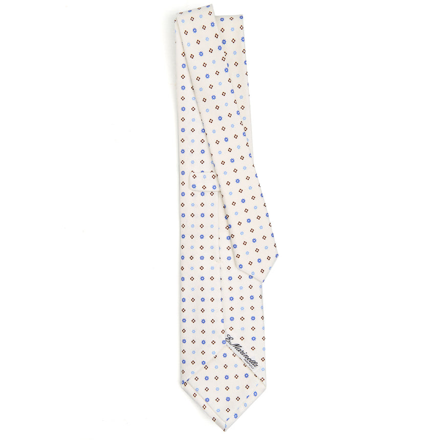 WHITE SARTORIAL CLASSIC SILK TIE