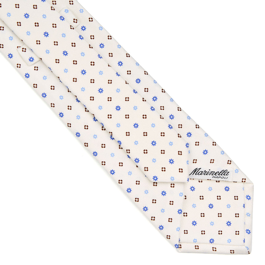 WHITE SARTORIAL CLASSIC SILK TIE