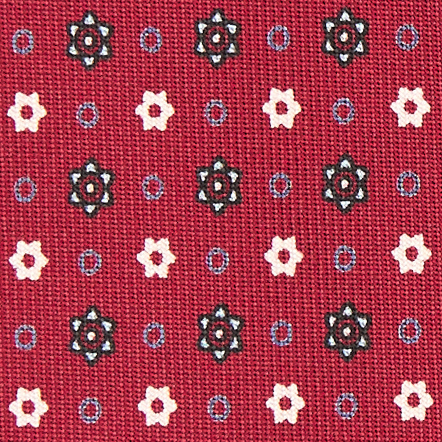 BURGUNDY SARTORIAL CLASSIC SILK TIE