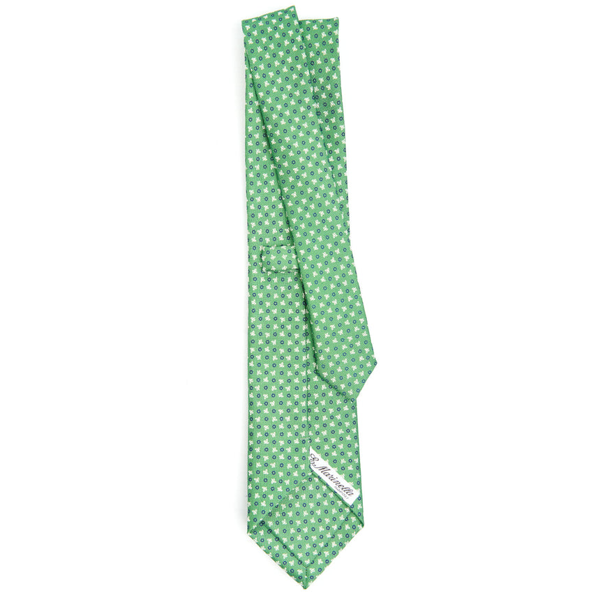 CRAVATTA SARTORIALE CLASSICA IN SETA VERDE CHIARO