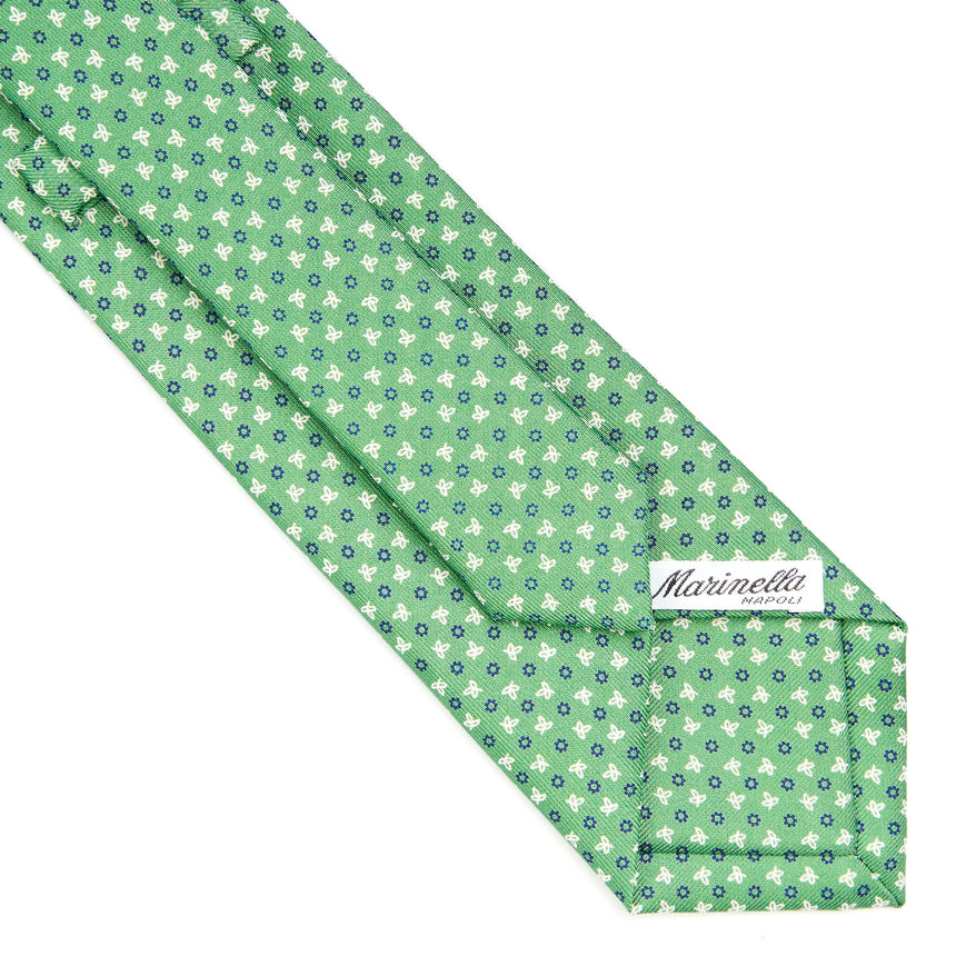 CRAVATTA SARTORIALE CLASSICA IN SETA VERDE CHIARO