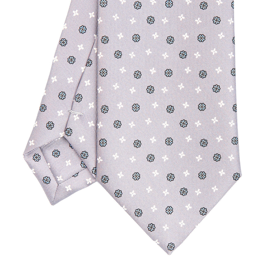 LIGHT GREY SARTORIAL CLASSIC SILK TIE
