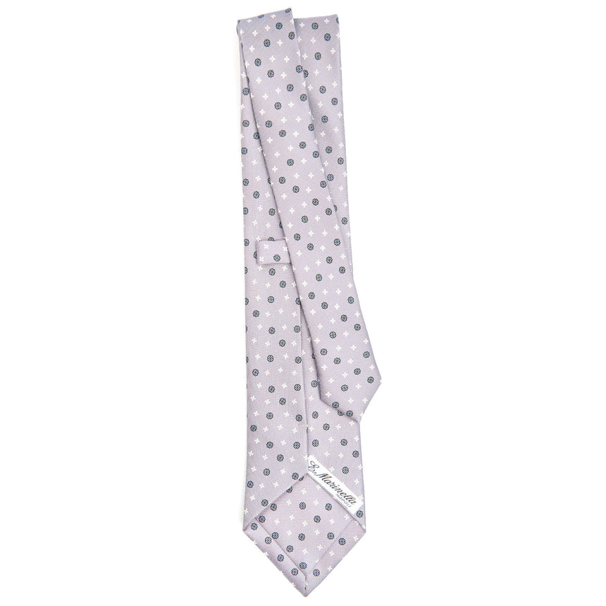 LIGHT GREY SARTORIAL CLASSIC SILK TIE