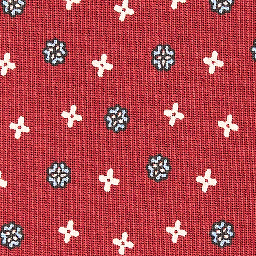 BURGUNDY SARTORIAL CLASSIC SILK TIE