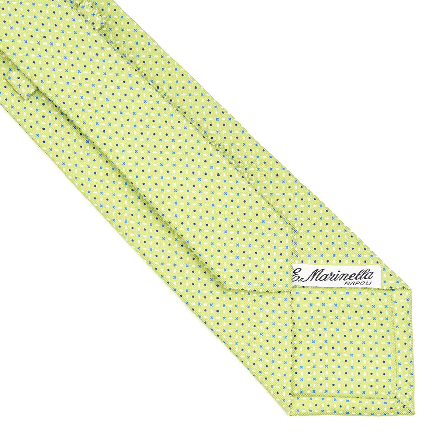 CRAVATTA SARTORIALE CLASSICA IN SETA VERDE CHIARO
