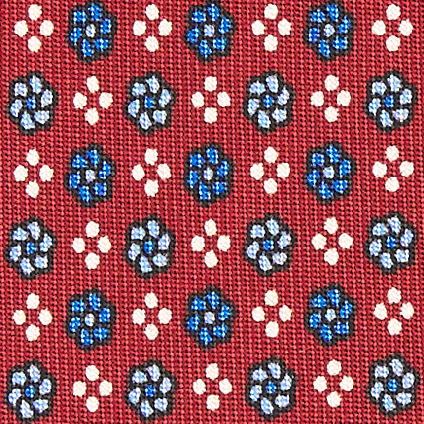 BURGUNDY SARTORIAL CLASSIC SILK TIE