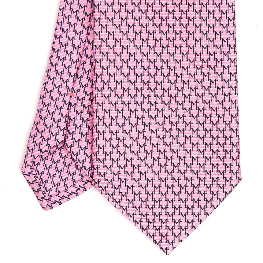 PINK SARTORIAL CLASSIC SILK TIE