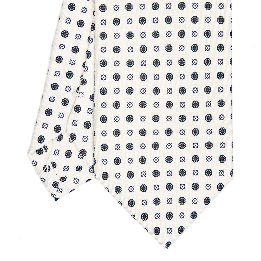 CRAVATTA SARTORIALE CLASSICA IN SETA BIANCA
