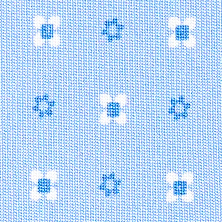 CRAVATTA SARTORIALE CLASSICA IN SETA AZZURRA