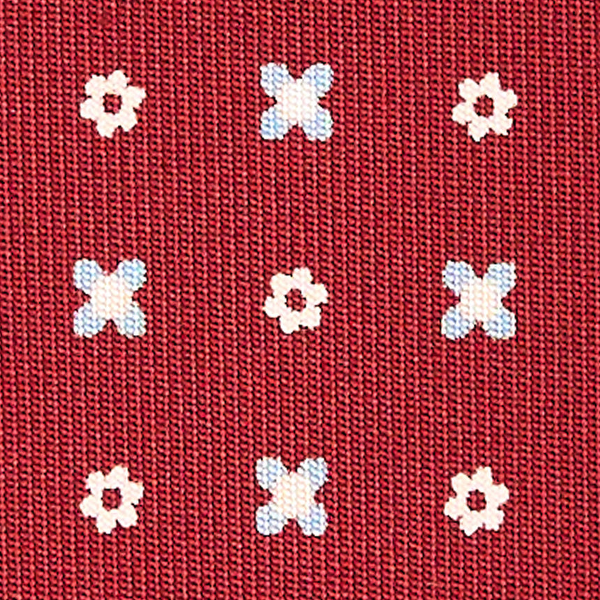 BURGUNDY SARTORIAL CLASSIC SILK TIE